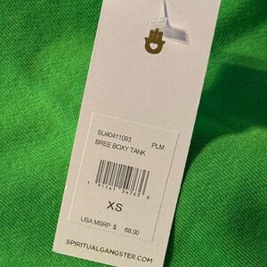 Spiritual Gangster Vibrant Green Tank